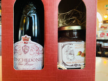 Carica l'immagine nel visualizzatore di Gallery, Confezione regalo - vino rosso e confettura artigianale