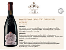 Carica l&#39;immagine nel visualizzatore di Gallery, Ronchedone Privilegio di Famiglia - 750ml
