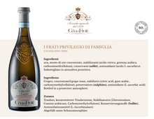 Carica l&#39;immagine nel visualizzatore di Gallery, Lugana I Frati Privilegio di Famiglia - 750ml
